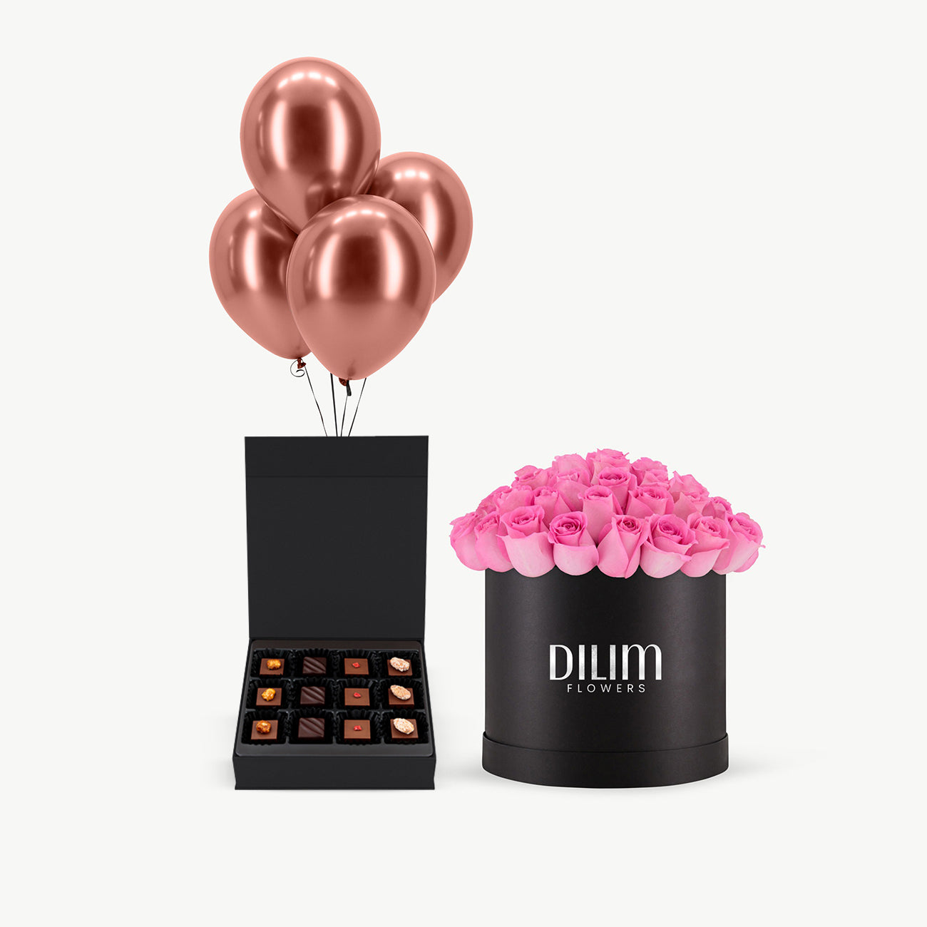 Pink Rose with Happiness Kit