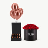 Red Rose with Happiness Kit