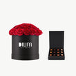 Red Rose Box with chocolate